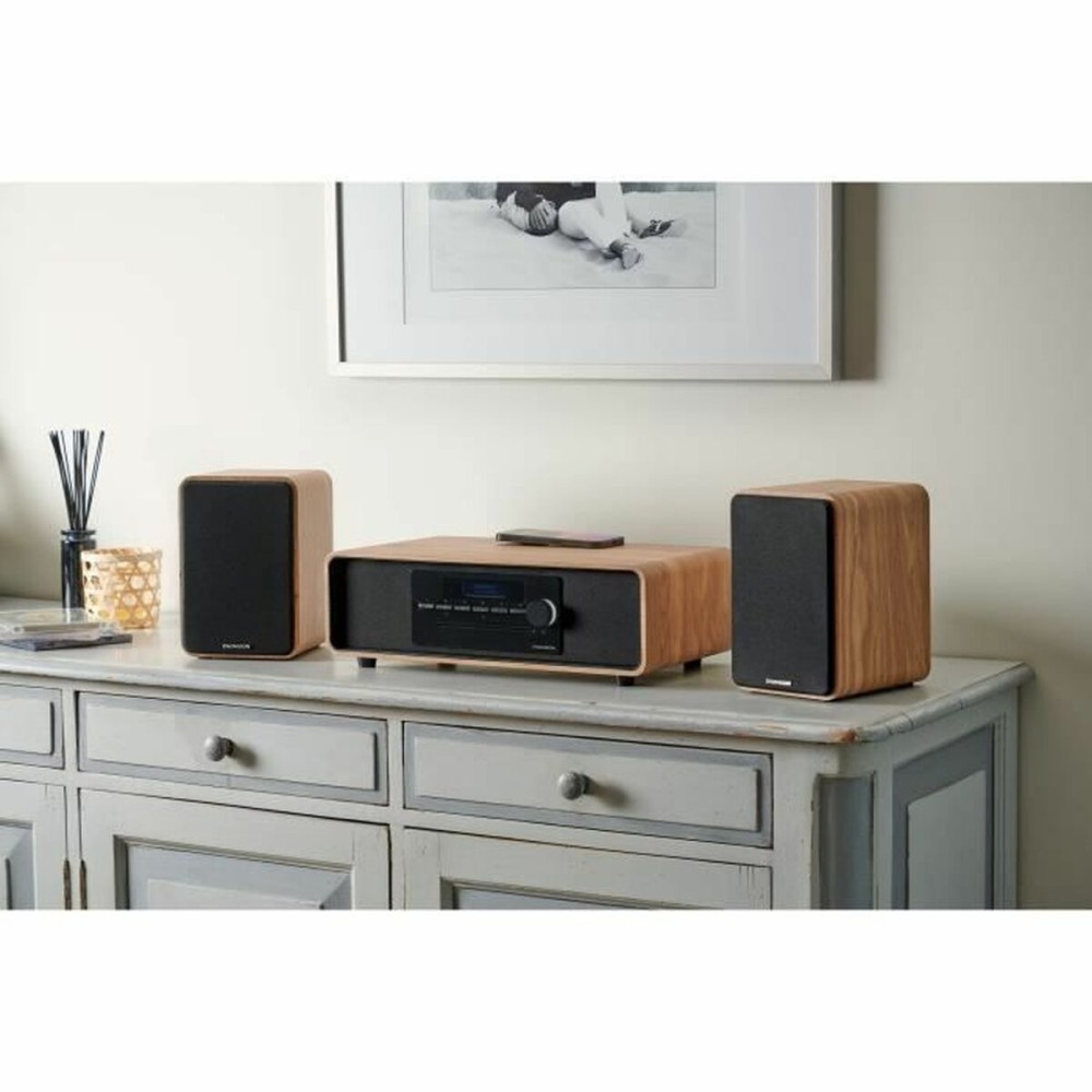 Micro-Hi-Fi-System Thomson WOOD