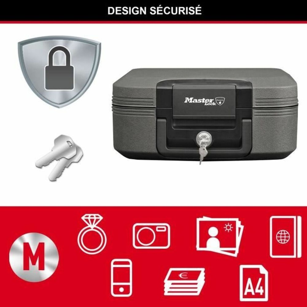 Safe Master Lock Schwarz 7,8 L