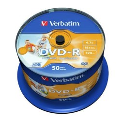 DVD-R Verbatim 4,7 GB 16x (4 Stück)