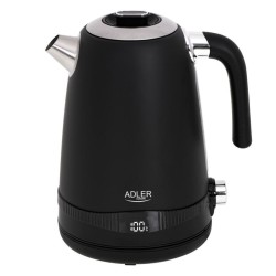 Bouilloire Adler AD 1295b Noir Acier inoxydable 2200 W 1,7 L