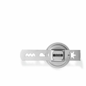 Ausstechformen BOSCH MUZ45SV2 Silberfarben Edelstahl karriert