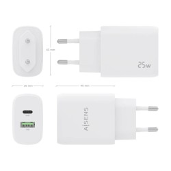 Chargeur mural Aisens A110-0758 Blanc 25 W (1 Unité)