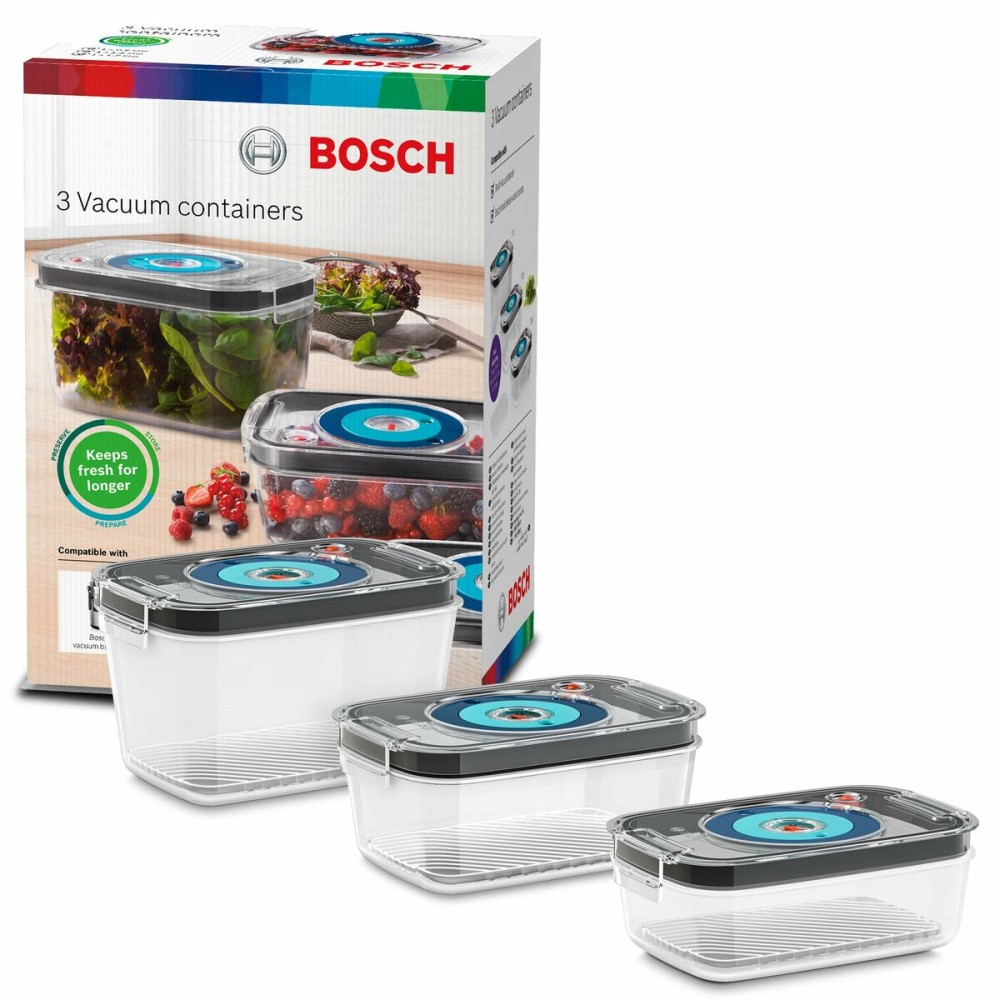 3 Lunchbox-Set BOSCH Tritan Kunststoff 700 ml 1 L 1,5 L (3 Stück)