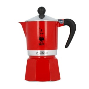 Italienische Kaffeemaschine Bialetti Rainbow rouge 6 Tassen Aluminium