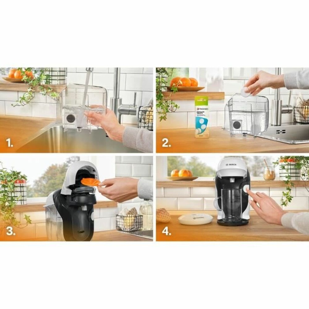 Capsule Coffee Machine BOSCH TAS114E White 1400 W 700 ml