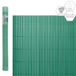 Garden Fence Green PVC 1 x 300 x 150 cm