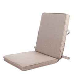 Coussin de chaise Beige 90 x 40 x 4 cm