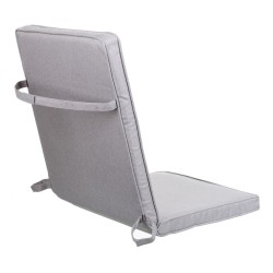 Coussin de chaise Gris 123 x 48 x 4 cm