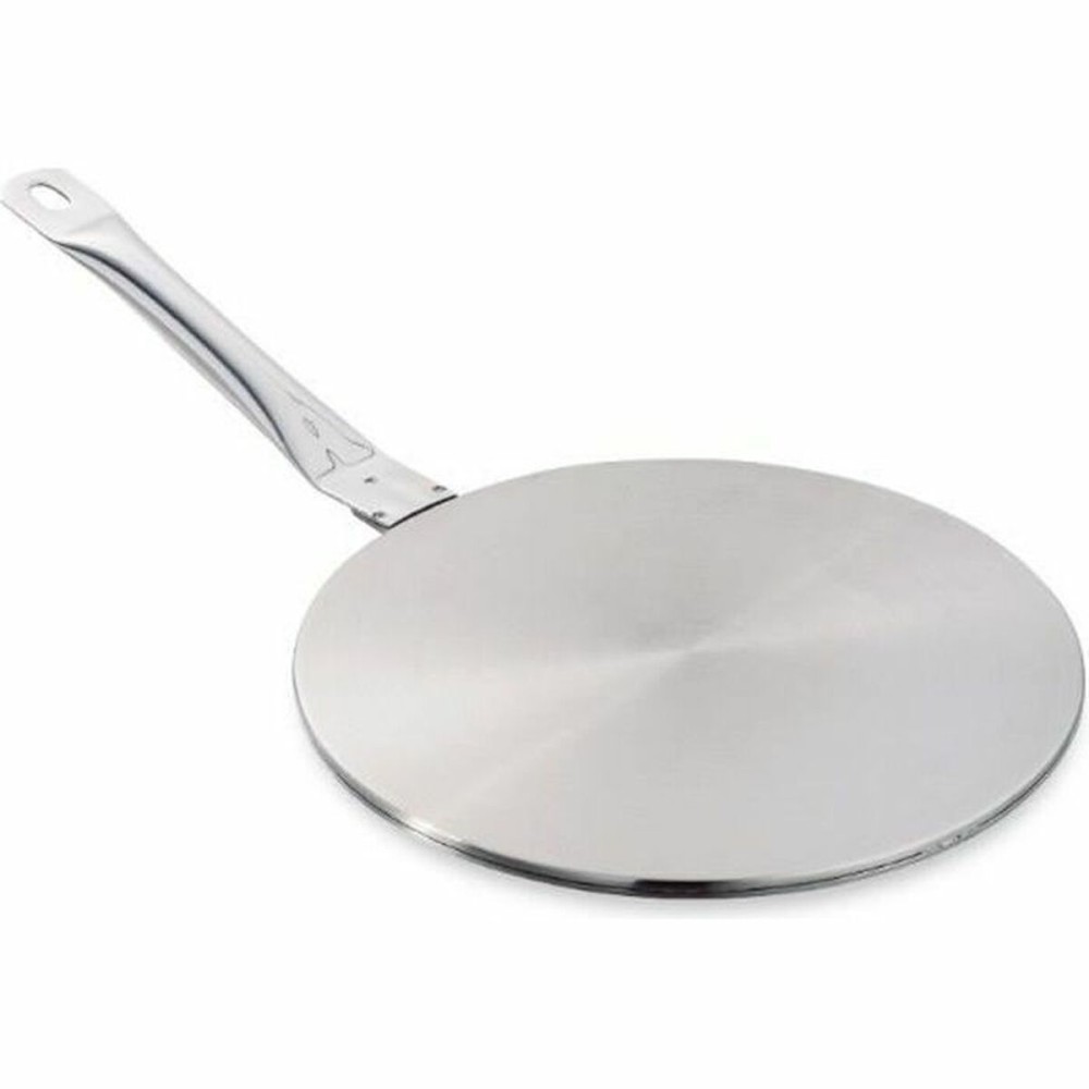 Crepe-Pfanne Baumalu Silberfarben Metall Edelstahl Ø 20 cm