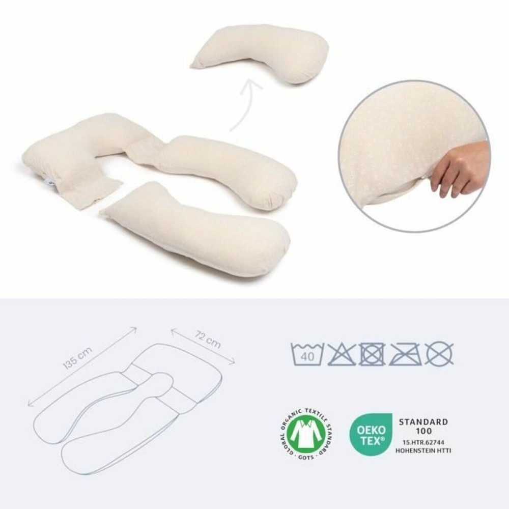 Coussin d'Allaitement Doomoo Beige XXL (2 Unités)