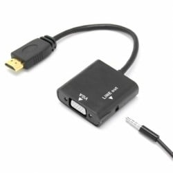 Adaptateur de courant PcCom Essential HDMI VGA Jack 3.5 mm