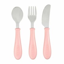 Essbestecke Béaba Rosa Edelstahl 3 Stücke