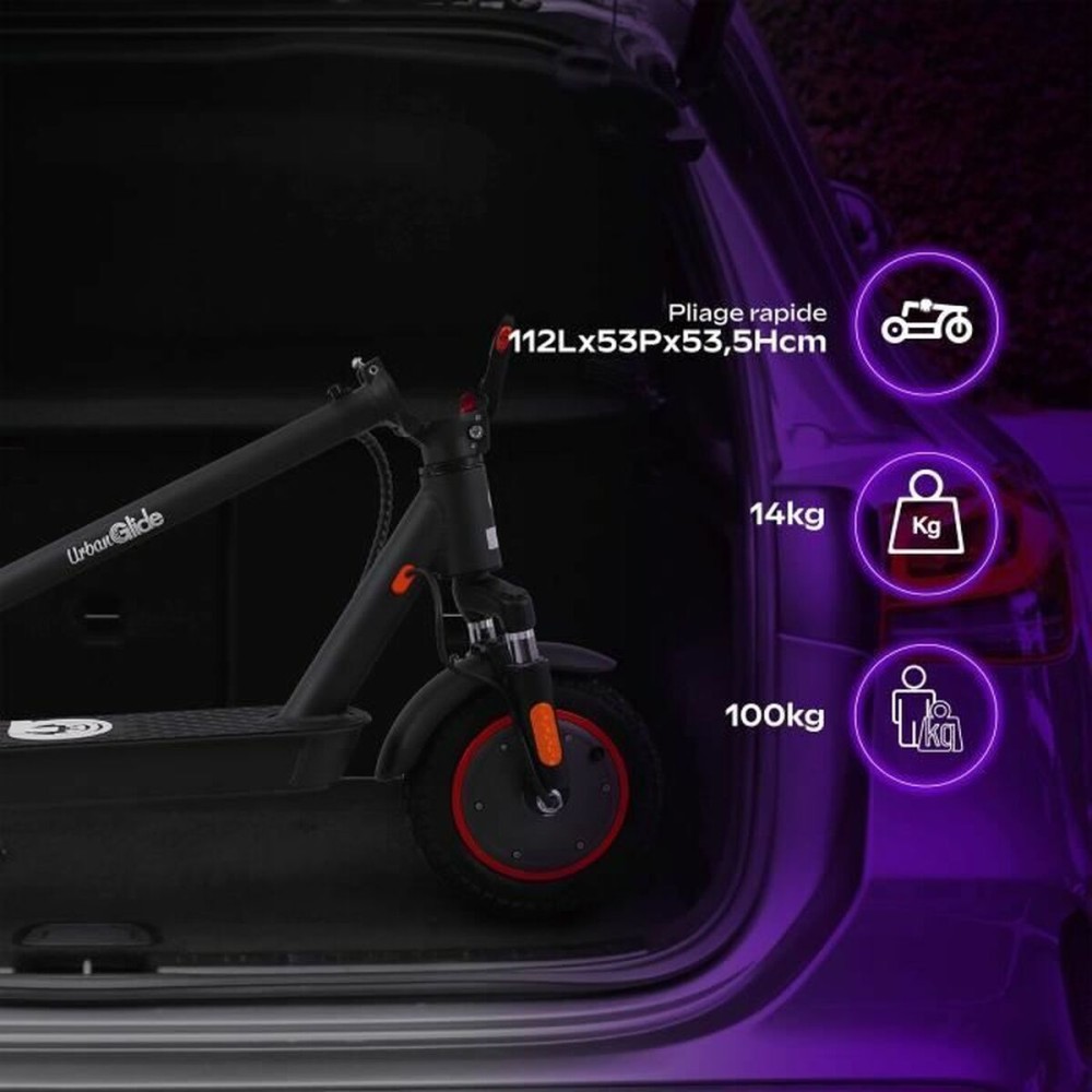 Trottinette Électrique Urbanglide 100 MAX Noir 350 W 25 km/h