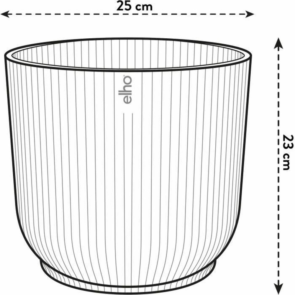 Plant pot Elho Ø 25 cm Circular White Plastic