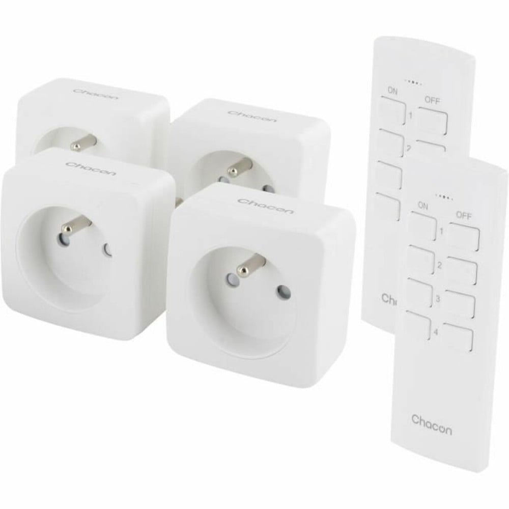 Set of plugs with remote control Chacon 6 Pieces