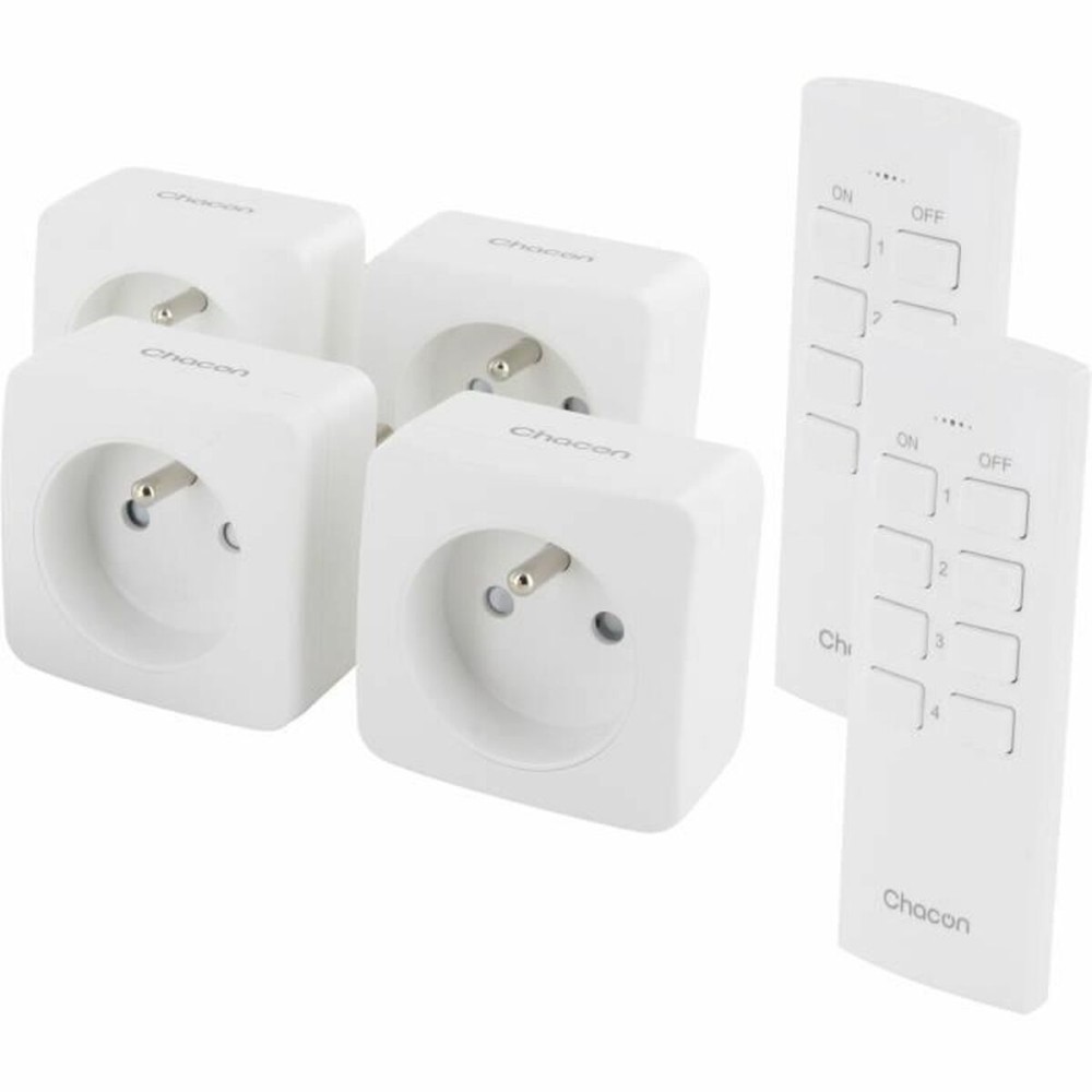 Steckdosen-Set mit Fernbedienung Chacon 6 Stücke
