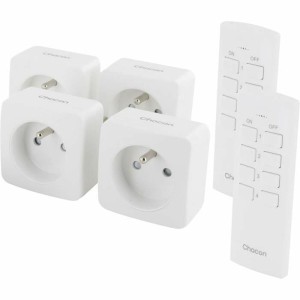 Set of plugs with remote control Chacon 6 Pieces