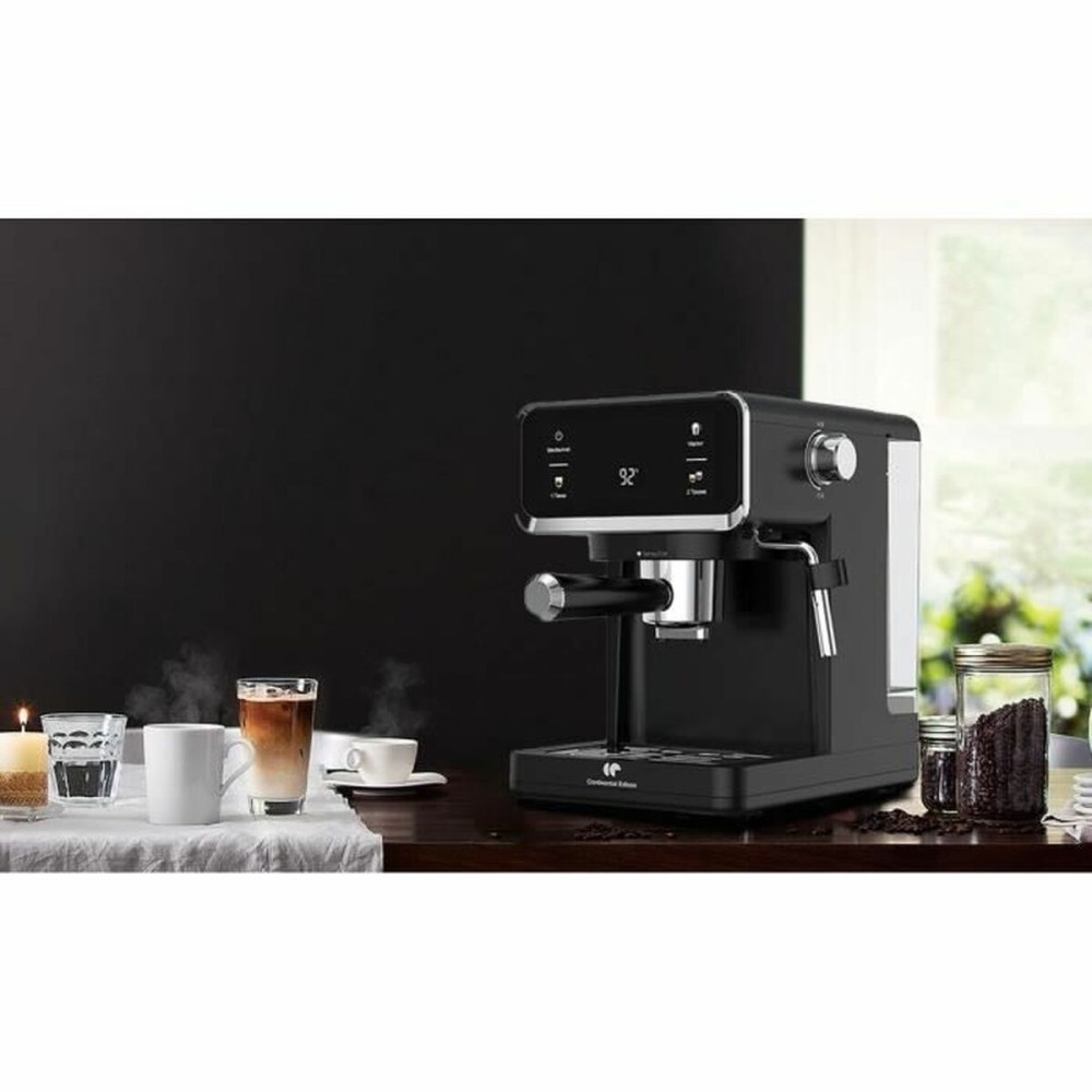 Superautomatische Kaffeemaschine Continental Edison CEME19B Schwarz