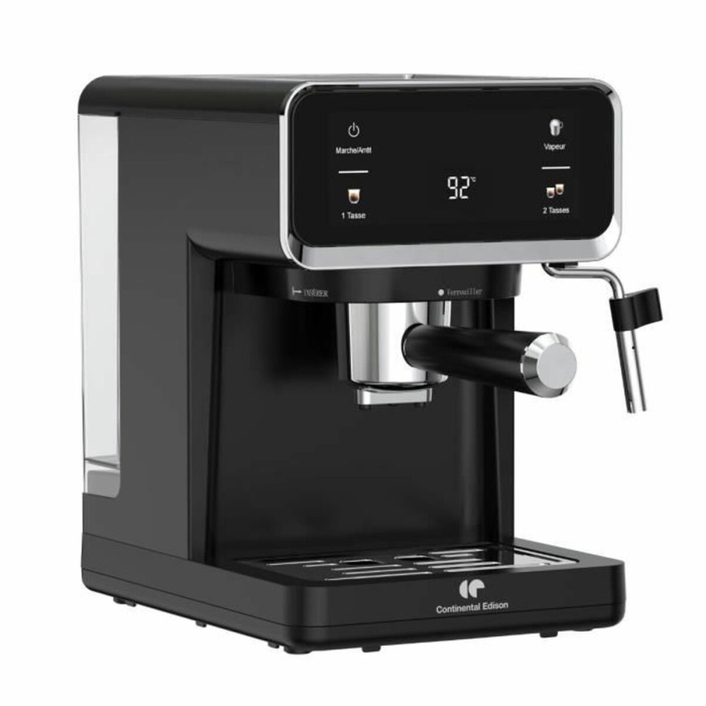 Superautomatische Kaffeemaschine Continental Edison CEME19B Schwarz