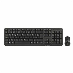 Clavier et Souris Optique NGS NGS-KEYBOARD-0271 Noir