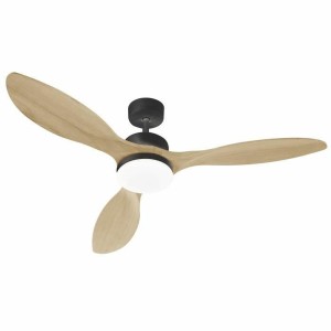 Deckenventilator mit Lampe FARELEK Ø 137 cm 100 W Schwarz