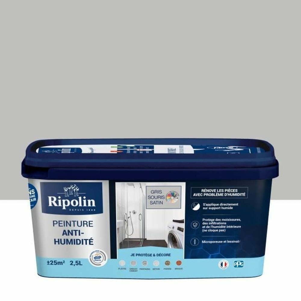 Grundierung Ripolin Grau Satin 2,5 L
