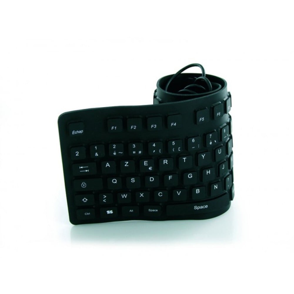 Clavier Mobility Lab ML300559 AZERTY Enveloppante Noir