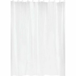 Rideau de Douche Gelco Blanc PVC PEVA 180 x 200 cm