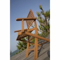 Chaise de jardin 57,5 x 56 x 90 cm (2 Unités)