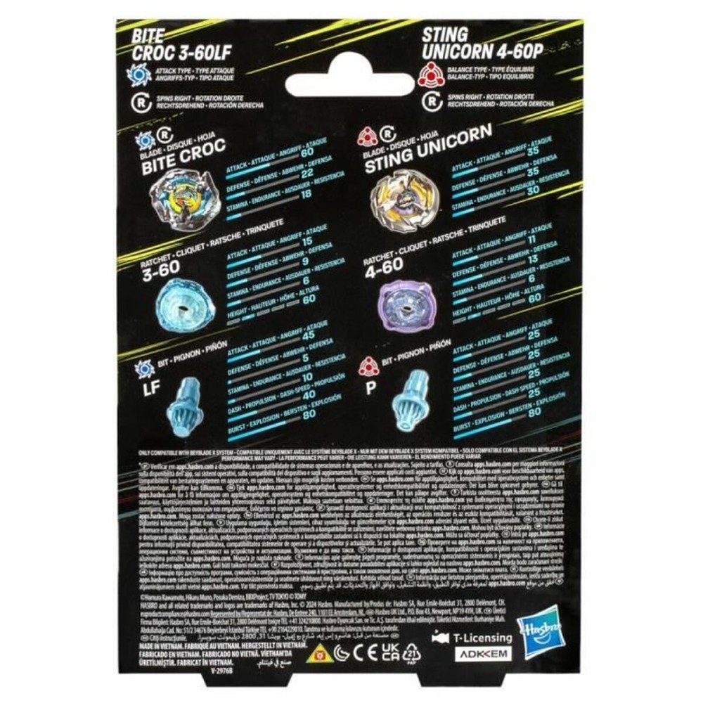 Skills game Hasbro Bite Croc 3-60LF and Sting Unicorn 4-60P