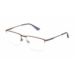 Monture de Lunettes Homme Police VPLG75-570F68 Doré ø 57 mm