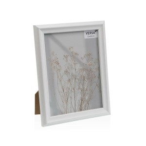Photo frame Versa White MDF Wood Vintage
