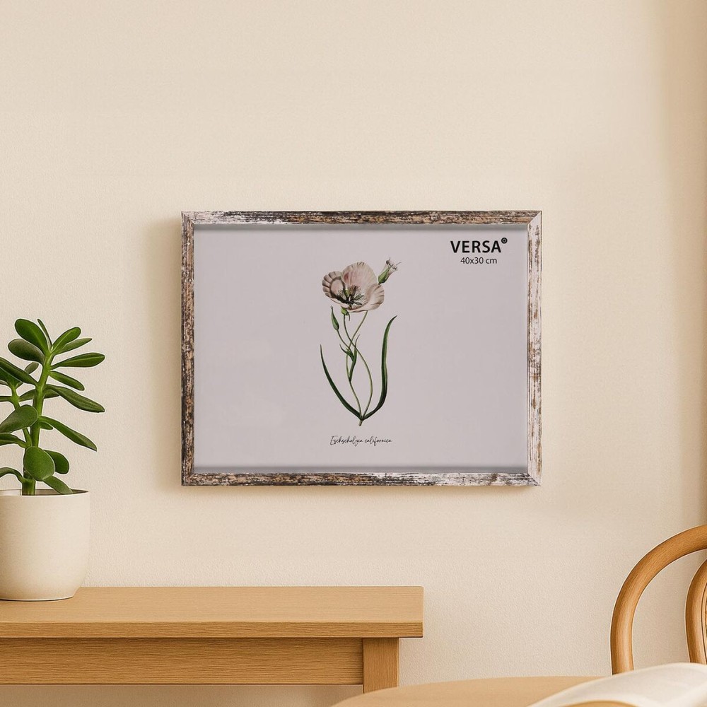 Photo frame Versa MDF Wood Vintage