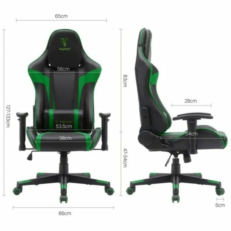 Gaming Chair Tempest Conquer Green