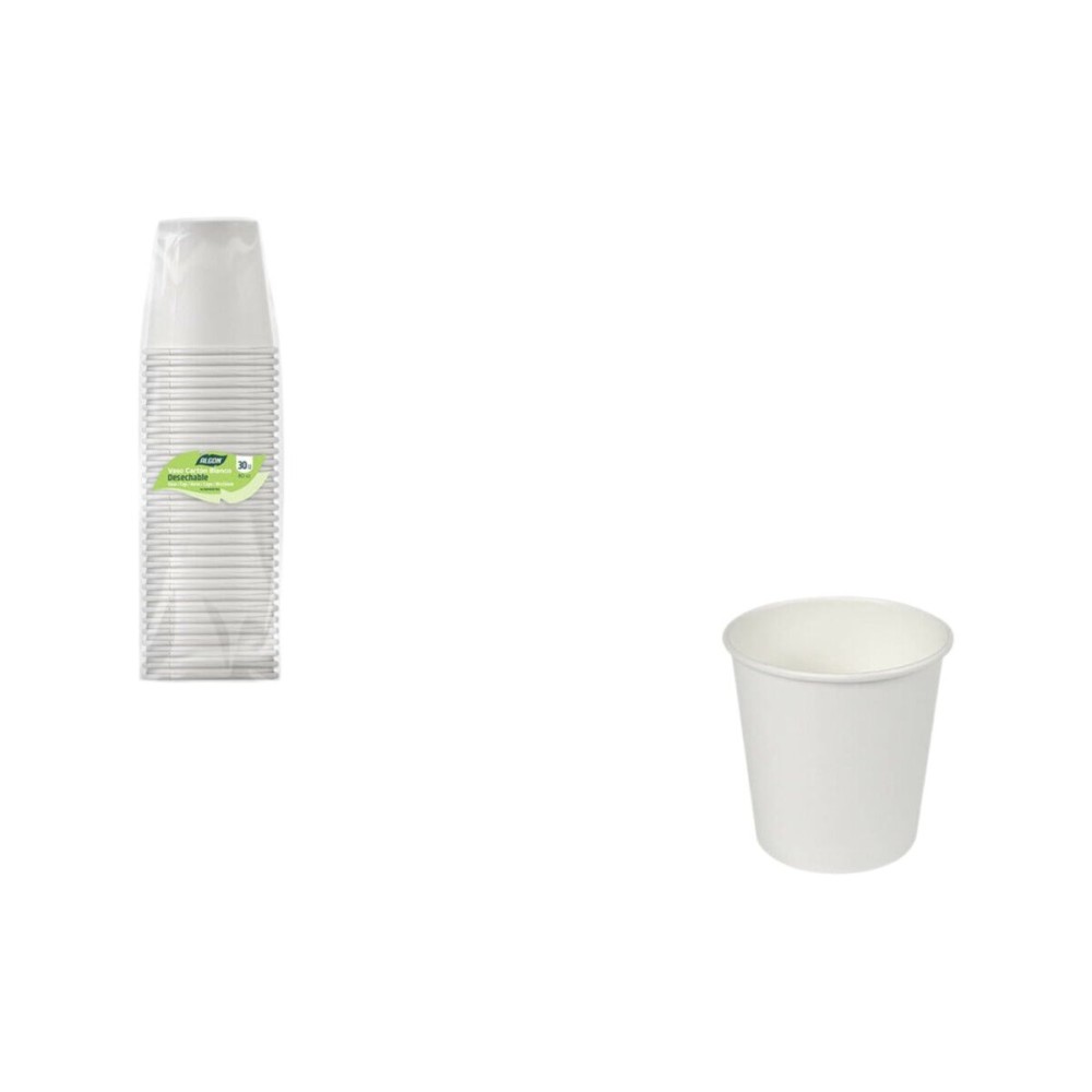 Set de Verres Algon Blanc 80 ml 30 Pièces (24 Unités)