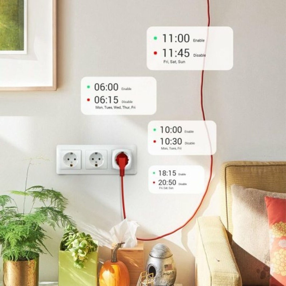 Intelligenter Stecker Ezviz T30-10B-EU Wi-Fi 10 A