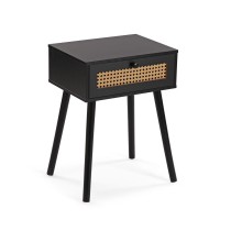 Table de Nuit Versa Ahedo Noir 30 x 55 x 40 cm
