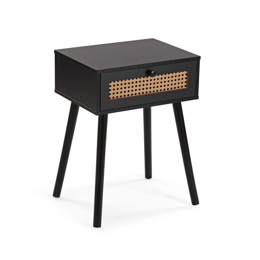 Table de Nuit Versa Ahedo Noir 30 x 55 x 40 cm