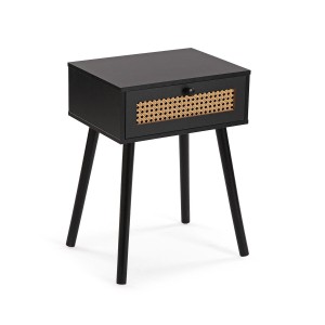 Table de Nuit Versa Ahedo Noir 30 x 55 x 40 cm
