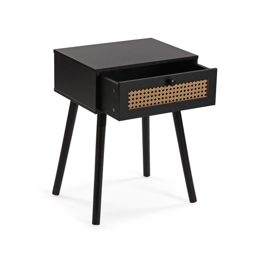 Table de Nuit Versa Ahedo Noir 30 x 55 x 40 cm