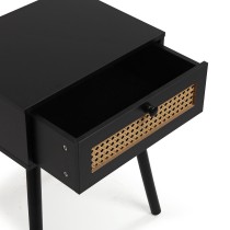 Table de Nuit Versa Ahedo Noir 30 x 55 x 40 cm