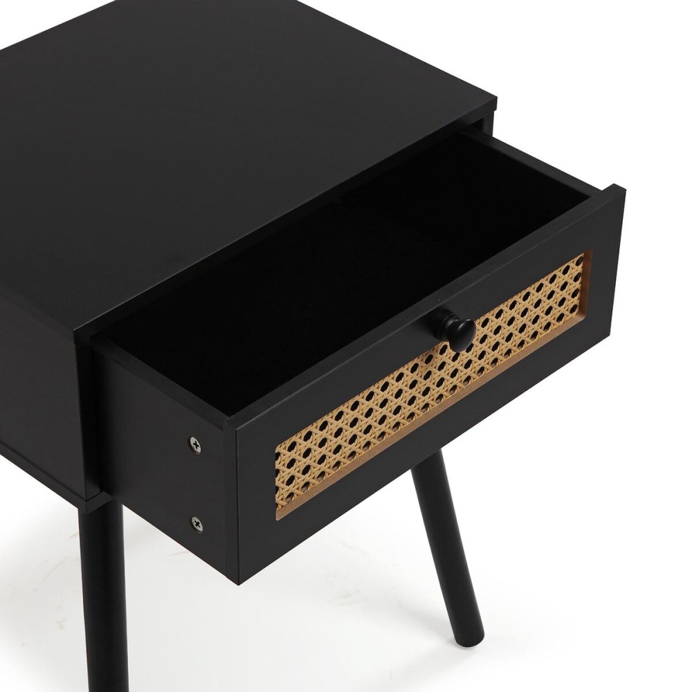 Table de Nuit Versa Ahedo Noir 30 x 55 x 40 cm