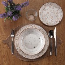 Geschirr Versa Beige Porzellan 18 Stücke