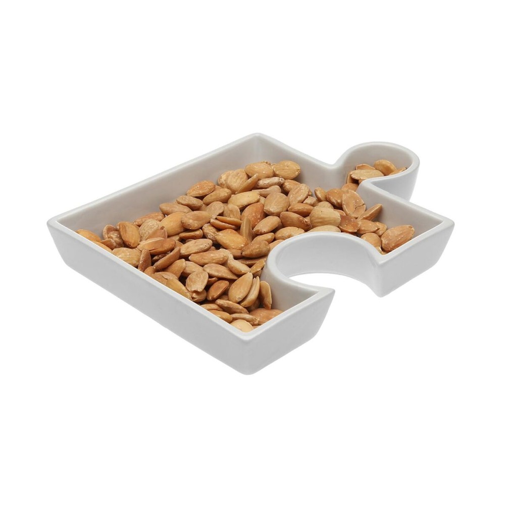 Schüssel für Vorspeisen Versa aus Keramik Porzellan 15 x 3 x 19,5 cm