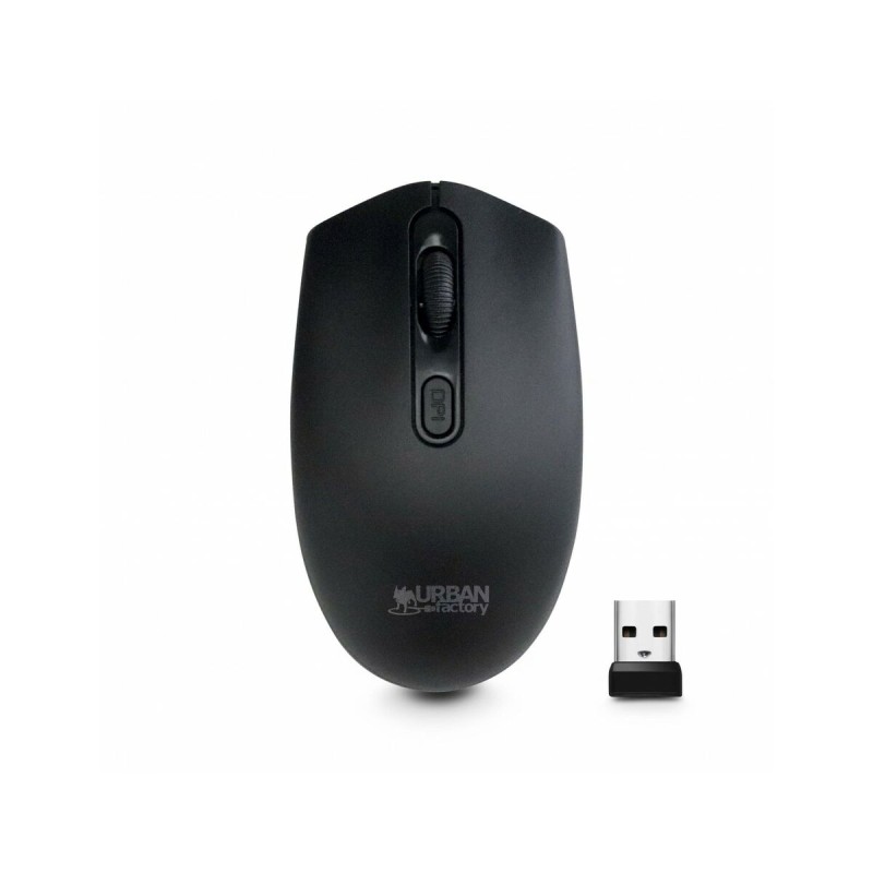 Souris sans-fil Urban Factory FCM01UF Noir 1600 dpi