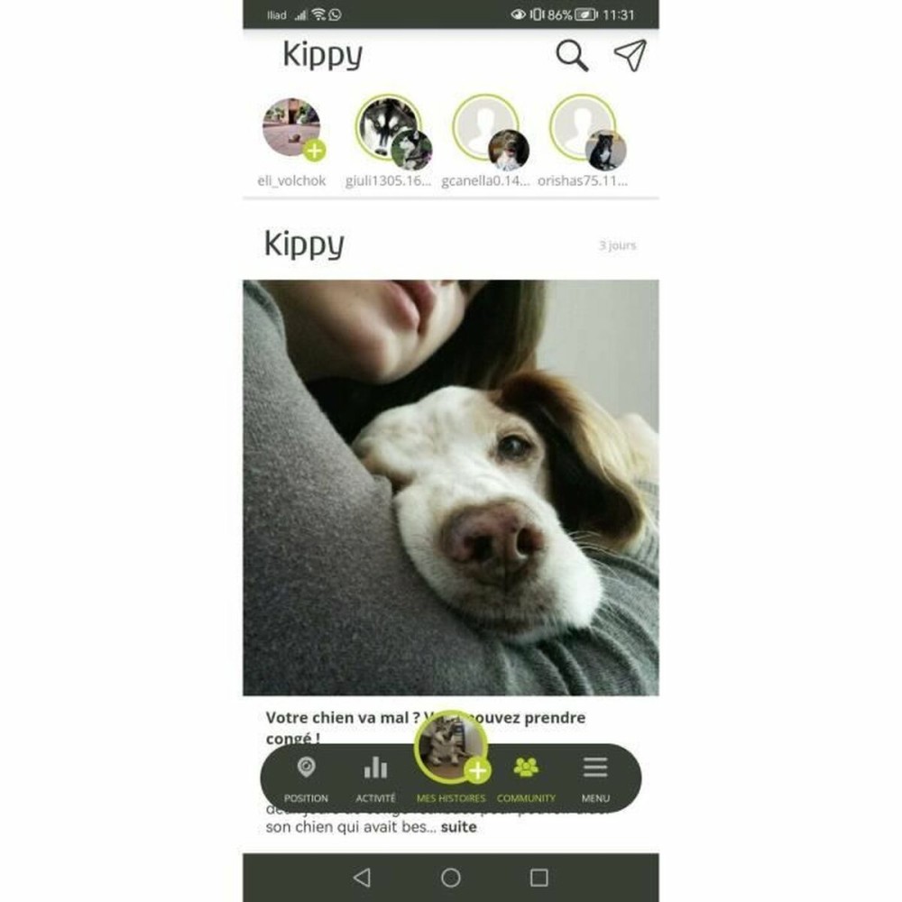 Localisateur Anti-perte KIPPY Jaune