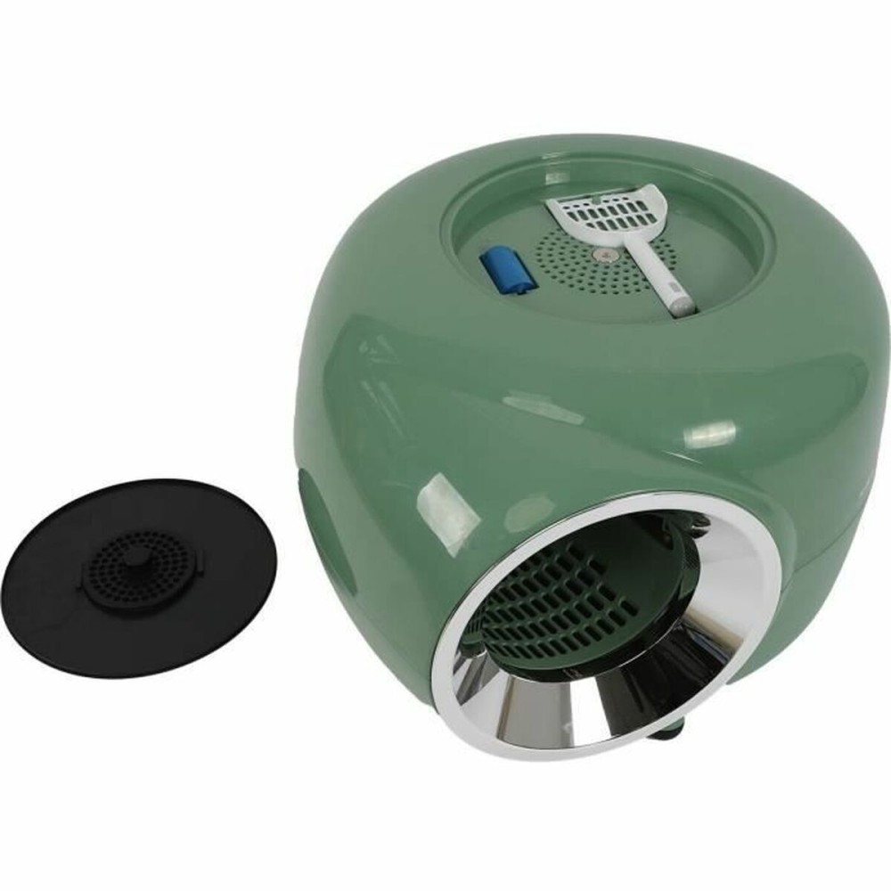 Cat Litter Box MPETS SPACE I Green Green Plastic