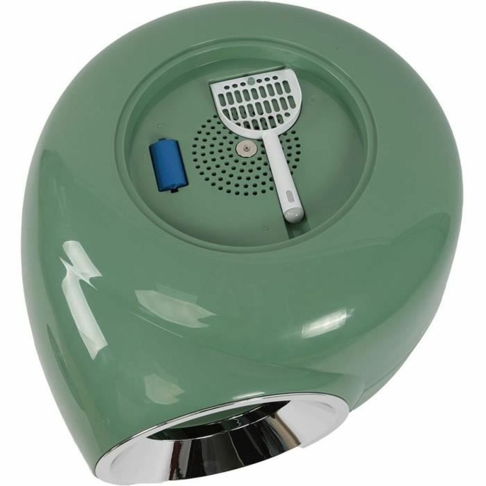 Cat Litter Box MPETS SPACE I Green Green Plastic