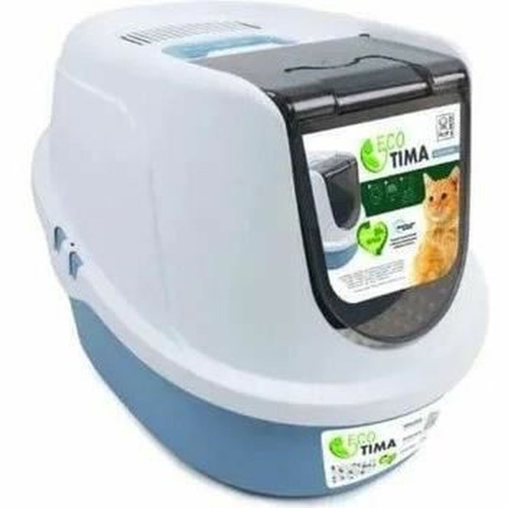 Katzentoilette MPETS ECO TIMA Blau Kunststoff