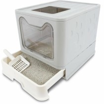 Cat Litter Box MPETS SILE TOP Grey Plastic